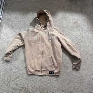 Beige Zip Up